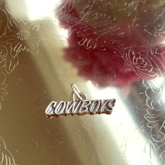 925 Sterling Silver Cowboys Charm - Picture 1 of 3